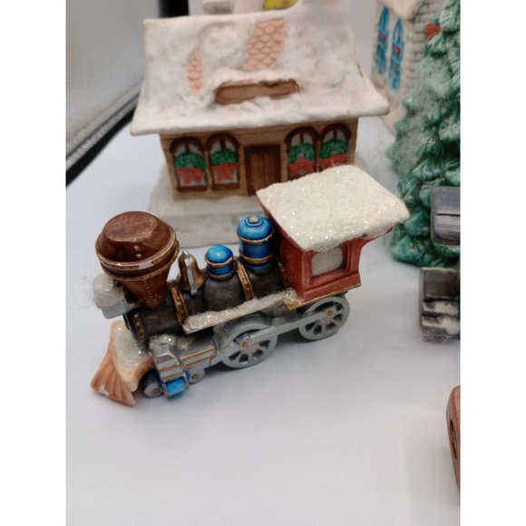 One Of A Kind Christmas Handmade Christmas Village - Picture 2 of 14
